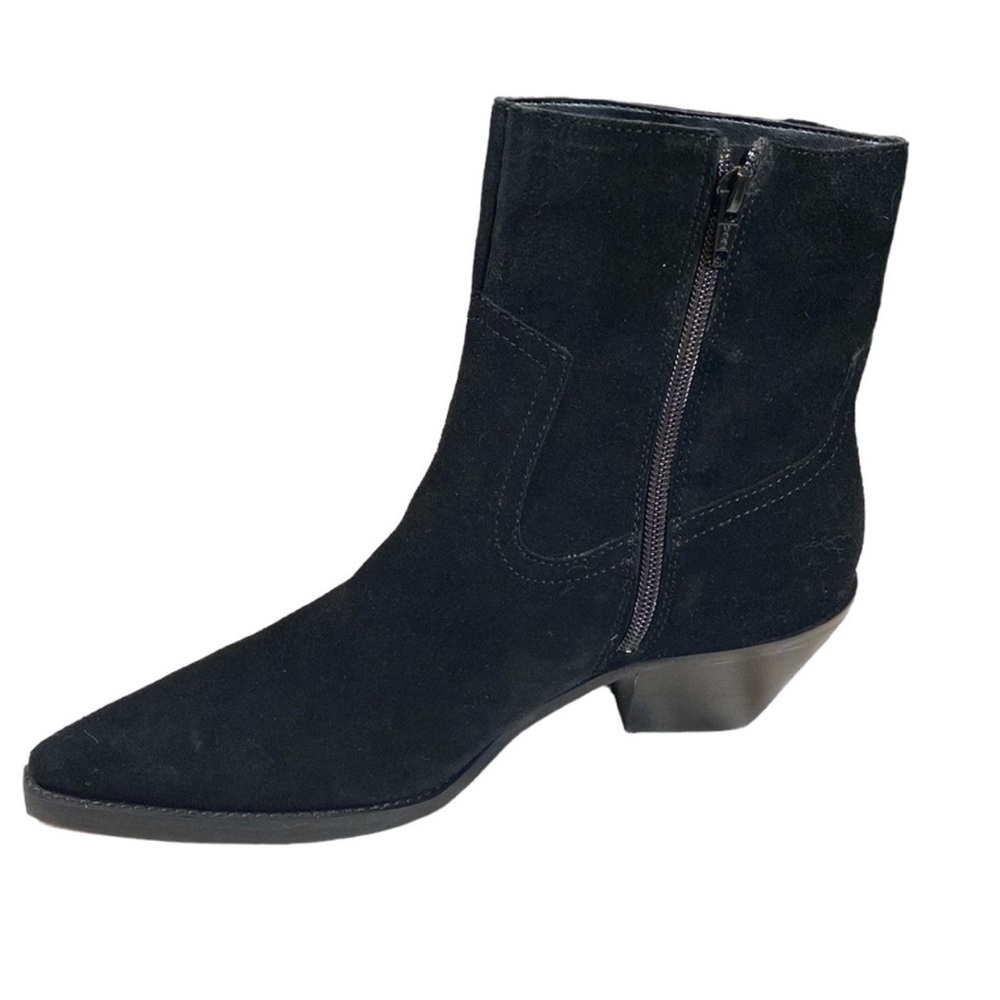 NWOB Coconuts by Matisse for Free People Black Suede Fringe Ankle Boots - Picture 5 of 12